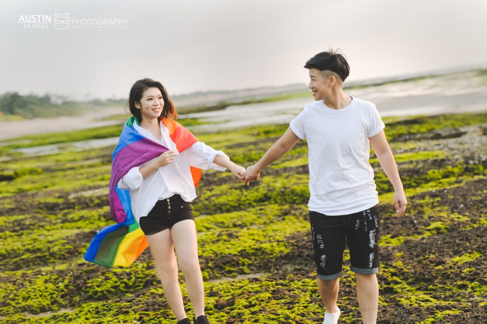 austinseafrog/海蛙攝影/婚禮婚攝海蛙/同志婚紗/自助婚紗/LGBT/女女婚紗/Lesbian/麟山鼻/至善園