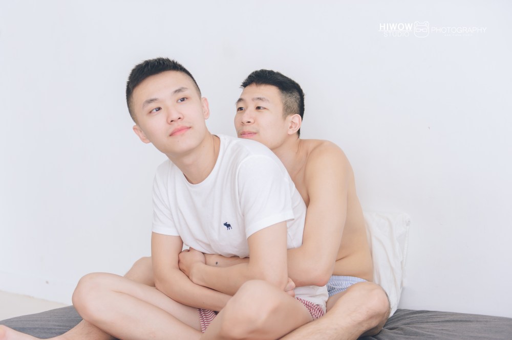 同志婚紗/海蛙攝影/austin/hiwow.studio/婚姻平權/自助婚紗/情侶寫真/居家婚紗/生活風