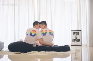 同志婚紗/海蛙攝影/austin/hiwow.studio/婚姻平權/自助婚紗/情侶寫真/居家婚紗/生活風