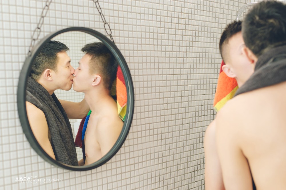 同志婚紗/海蛙攝影/austin/hiwow.studio/婚姻平權/自助婚紗/情侶寫真/居家婚紗/生活風