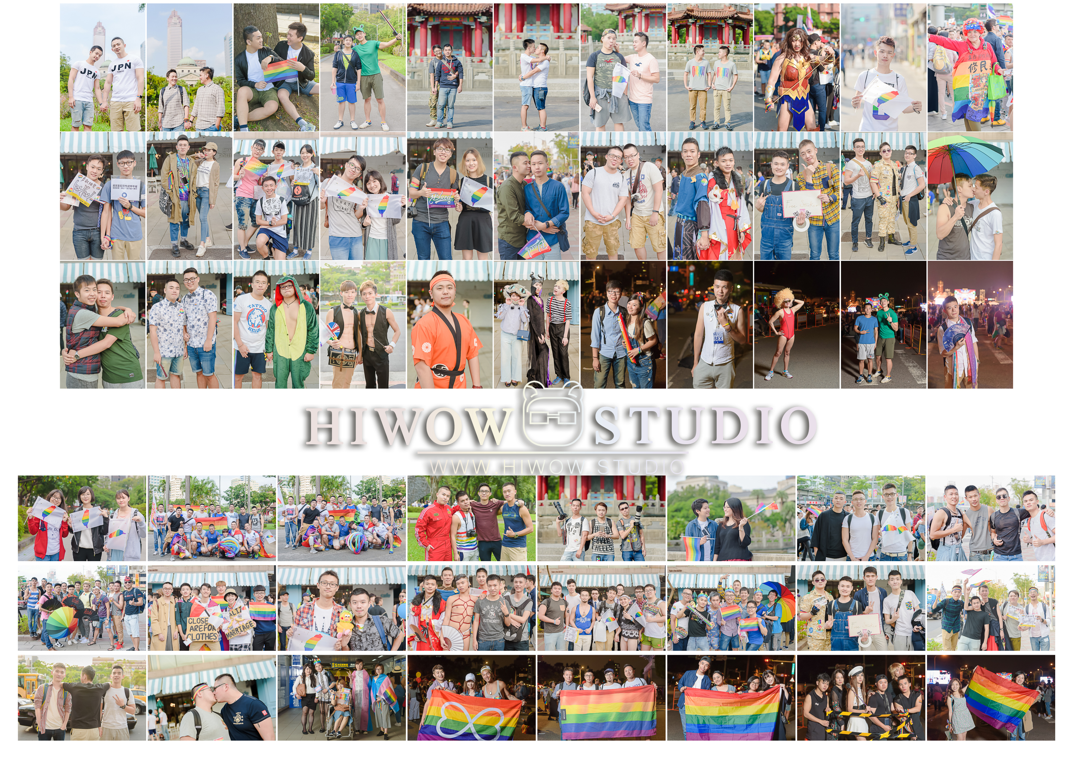 同志婚紗/海蛙攝影/austin/hiwow.studio/婚姻平權/LGBT/情侶寫真/凱達格蘭大道/2017台北同志大遊行