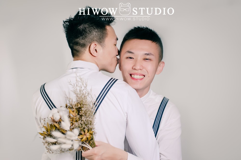 同志婚紗/海蛙攝影/austin/hiwow.studio/婚姻平權/自助婚紗/情侶寫真/白沙灣/陽明山戰備道