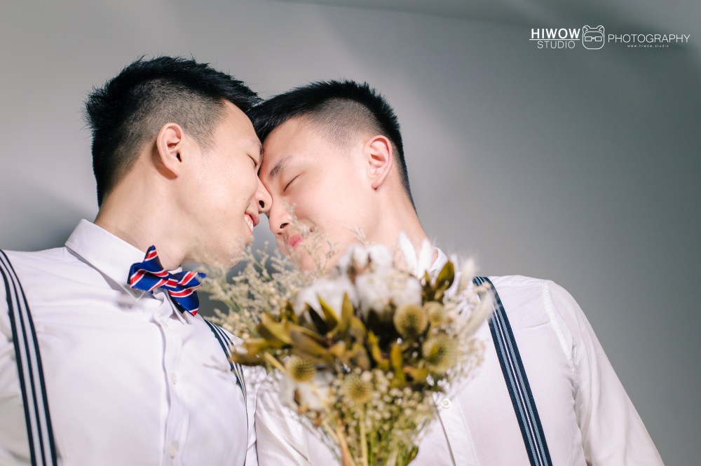 同志婚紗/海蛙攝影/austin/hiwow.studio/婚姻平權/自助婚紗/情侶寫真/居家婚紗
