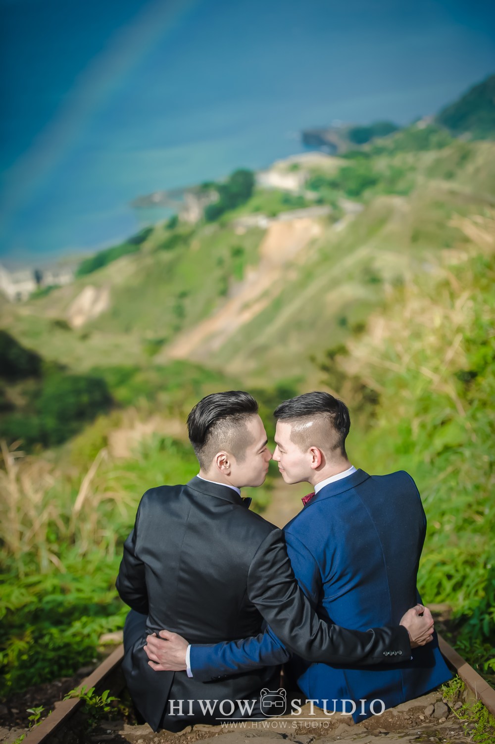 同志婚紗/海蛙攝影/austin/hiwow.studio/婚姻平權/自助婚紗/情侶寫真/金瓜石/生活風