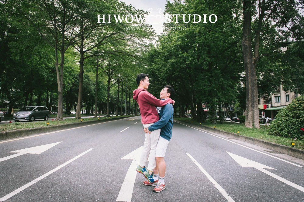 HIWOW 海蛙 海蛙攝影 同志 同性戀 情侶寫真 個人寫真 台大 北教大 街頭 男男7