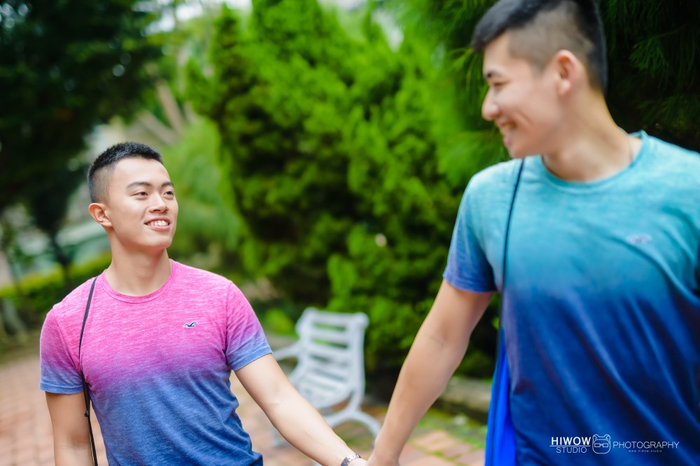 同志婚紗/海蛙攝影/austin/hiwow.studio/婚姻平權/自助婚紗/情侶寫真/羽球