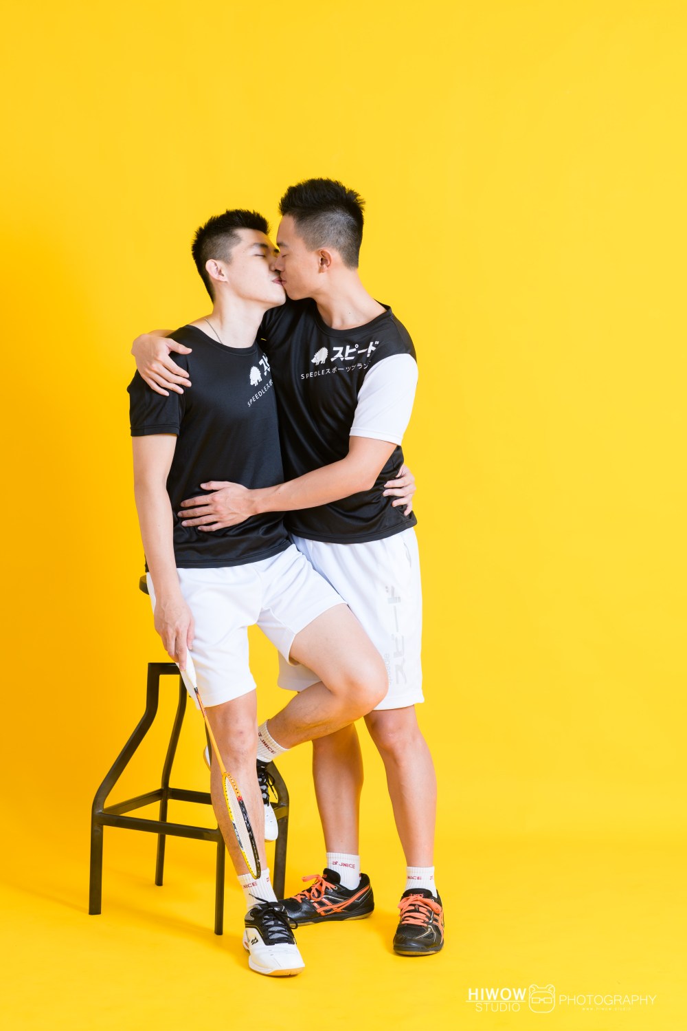 同志婚紗/海蛙攝影/austin/hiwow.studio/婚姻平權/自助婚紗/情侶寫真/羽球