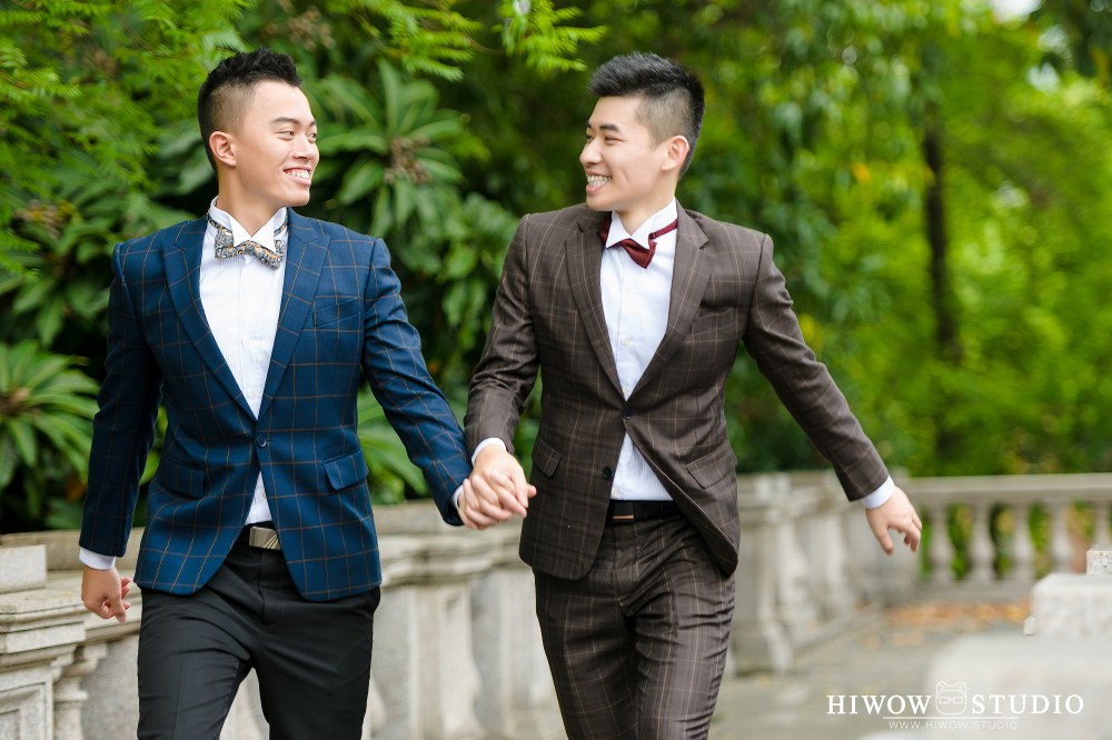 同志婚紗/海蛙攝影/austin/hiwow.studio/婚姻平權/自助婚紗/情侶寫真/凡登西服