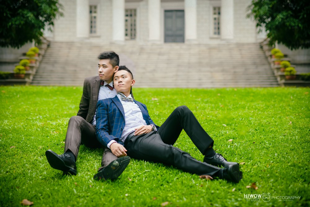 同志婚紗/海蛙攝影/austin/hiwow.studio/婚姻平權/自助婚紗/情侶寫真/凡登西服