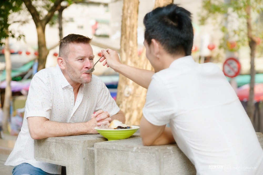 同志婚紗/海蛙攝影/austin/hiwow.studio/婚姻平權/自助婚紗/情侶寫真/澳洲/凡登西服/台北花博公園