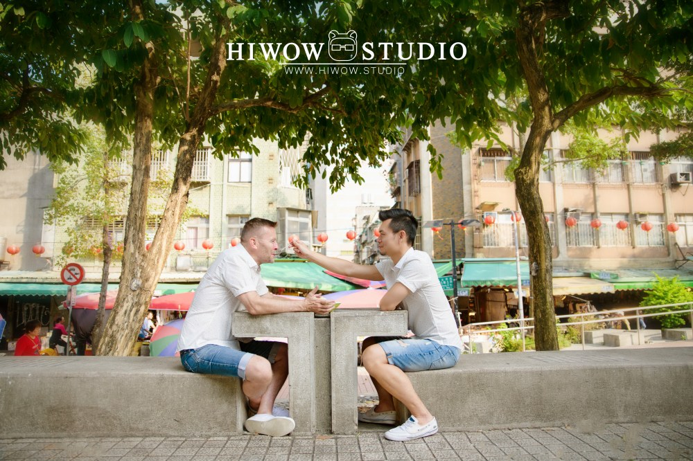 同志婚紗/海蛙攝影/austin/hiwow.studio/婚姻平權/自助婚紗/情侶寫真/澳洲/凡登西服/台北花博公園