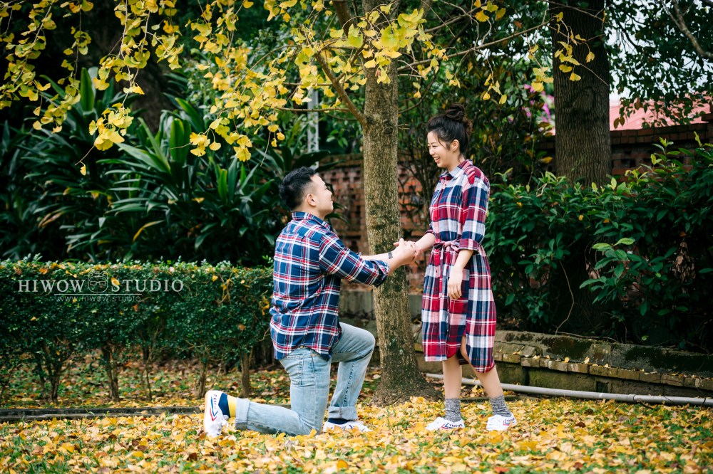 HIWOW 海蛙 海蛙攝影 自助婚紗 淡水 輕婚紗　情侶寫真　橄欖球