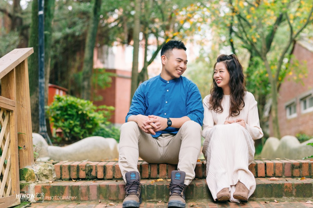 HIWOW 海蛙 海蛙攝影 自助婚紗 淡水 輕婚紗　情侶寫真　橄欖球