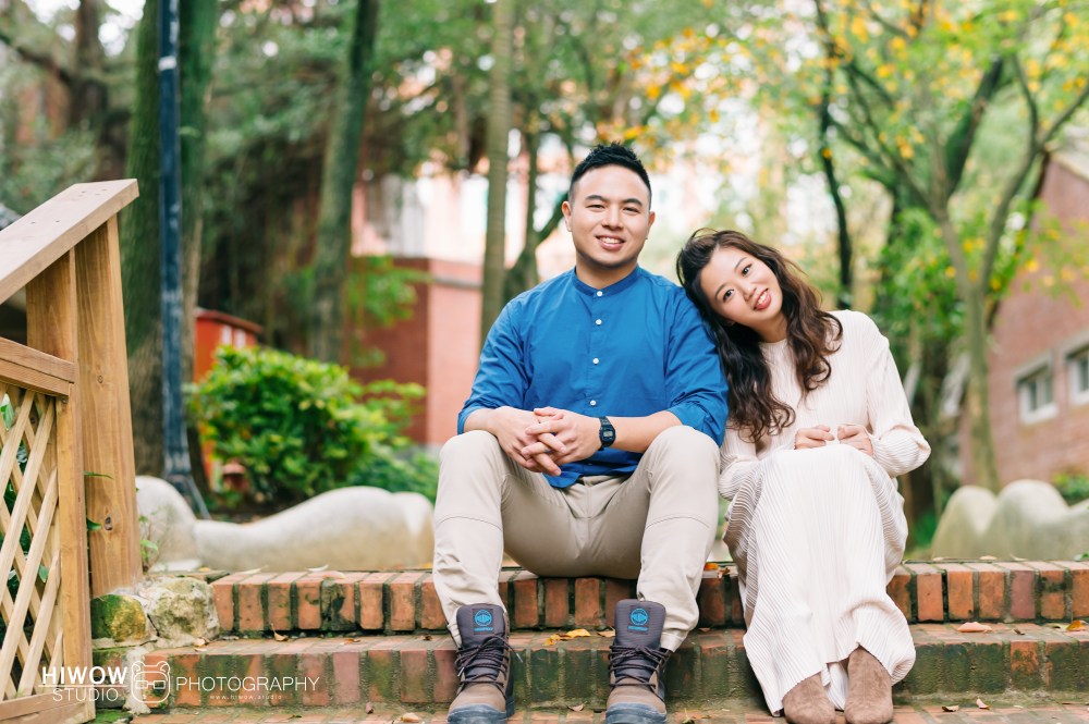 HIWOW 海蛙 海蛙攝影 自助婚紗 淡水 輕婚紗　情侶寫真　橄欖球