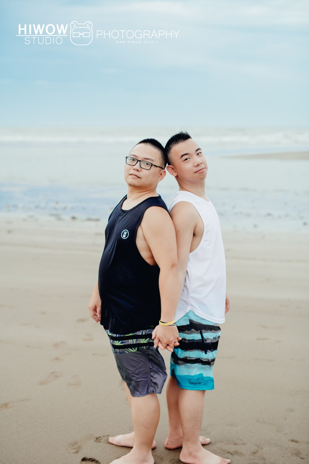 同志婚紗 海蛙攝影 hiwow.studio 情侶寫真 生活風 日常 海邊 淡水21
