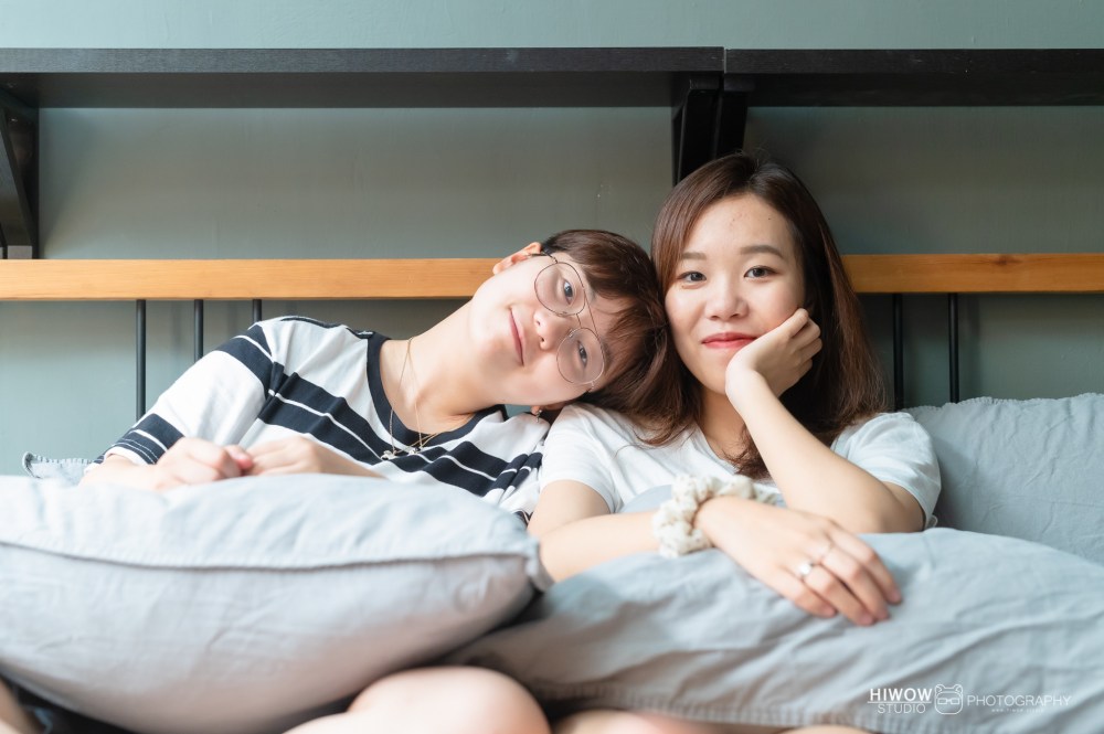 同志婚紗 海蛙攝影 hiwow.studio 情侶寫真 生活風 日常 拉拉 女同志12