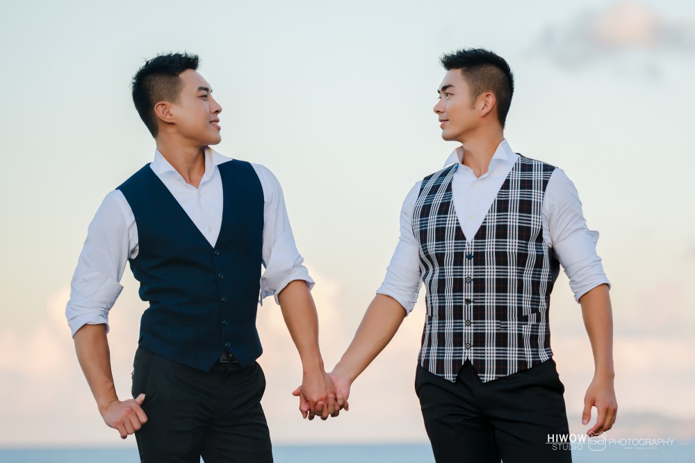 hiwow.studio/海蛙攝影/同志婚紗/同性婚紗/自助婚紗/潮境公園