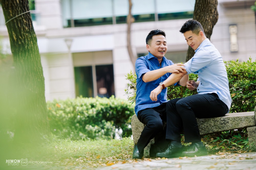 同志婚紗/海蛙攝影/austin/hiwow.studio/婚姻平權/男男婚紗/自助婚紗/健身夫夫/情侶寫真/同性婚紗/凡登男士西服/敦化南路