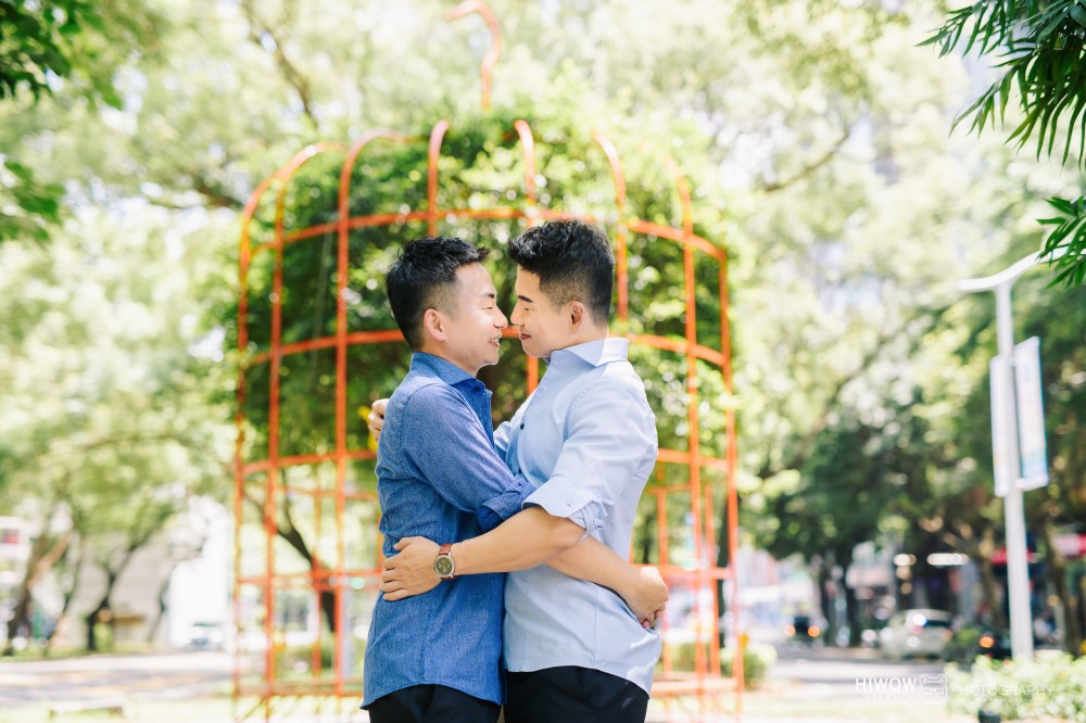 同志婚紗/海蛙攝影/austin/hiwow.studio/婚姻平權/男男婚紗/自助婚紗/健身夫夫/情侶寫真/同性婚紗/凡登男士西服/敦化南路